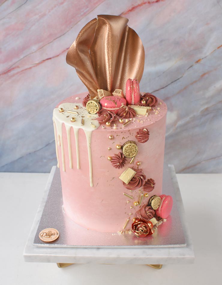 Torta Decorada Elegante Para Mujer Daya's Cakes
