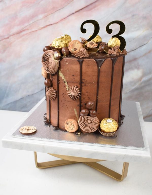 Torta de Cumpleaños de Chocolate