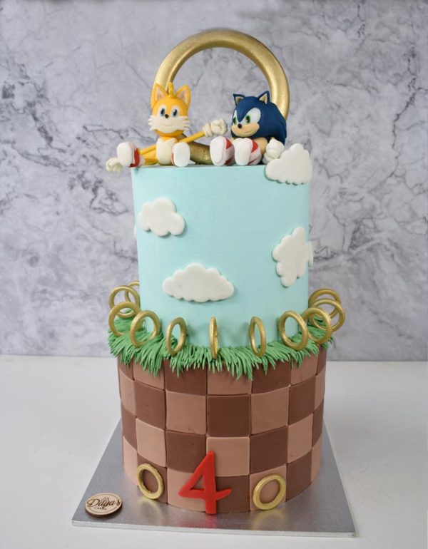  Torta de Sonic Para Niños